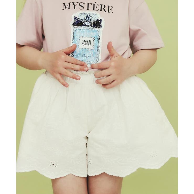 【120-150】スカラップレースキュロットパンツ | THE SHOP TK | 詳細画像3 