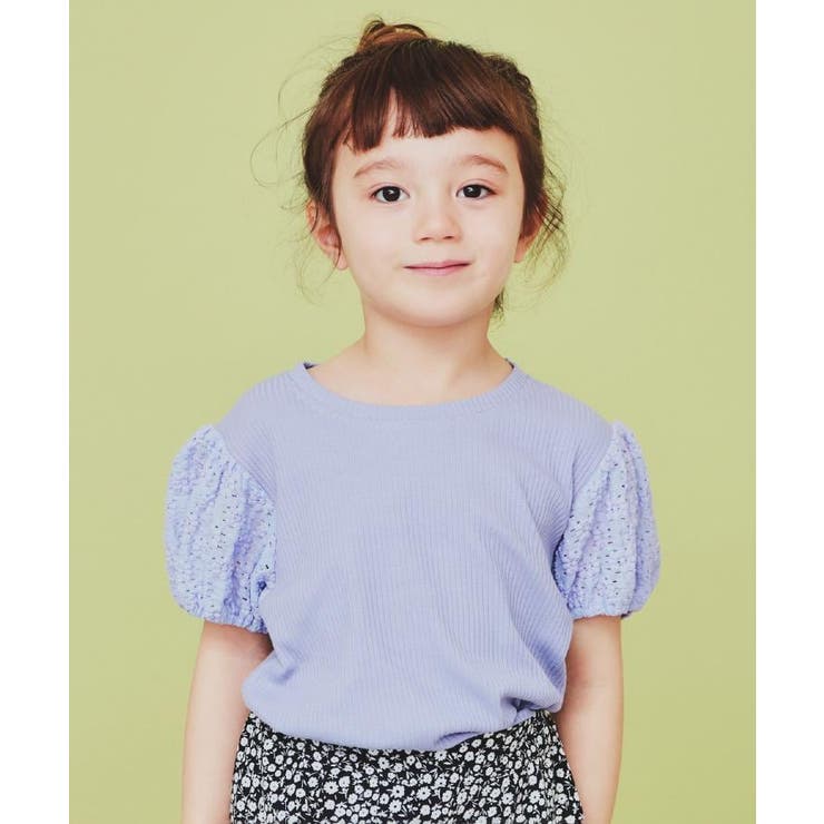 【100-150】バルーンスリーブ半袖プルオーバー/洗濯機OK | THE SHOP TK | 詳細画像5 