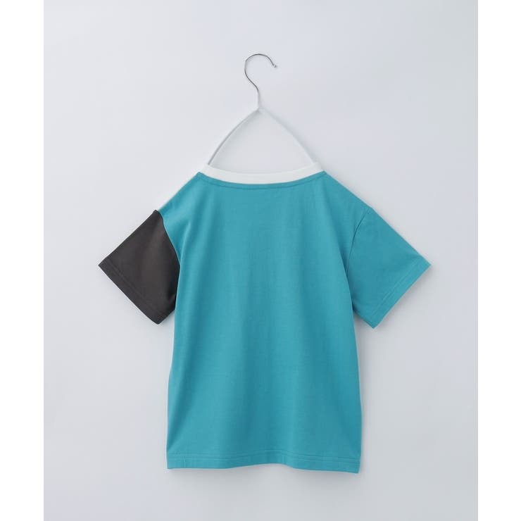 【110-160/洗濯機OK】縦切替えポケットTシャツ | THE SHOP TK | 詳細画像7 