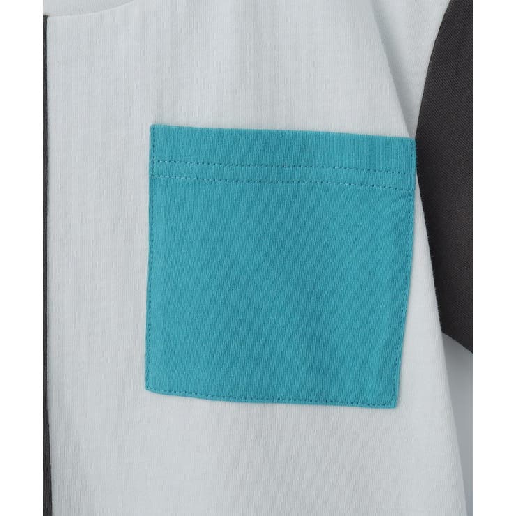【110-160/洗濯機OK】縦切替えポケットTシャツ | THE SHOP TK | 詳細画像10 