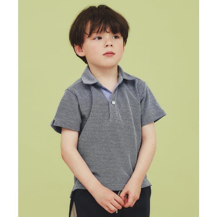 【110-150】カノコポロシャツ/洗濯機OK・パパとおそろい | THE SHOP TK | 詳細画像7 