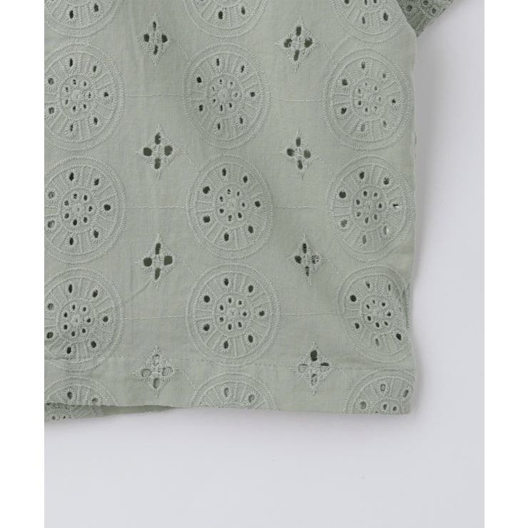 【120-150】刺繍オープンカラーシャツSS | THE SHOP TK | 詳細画像10 