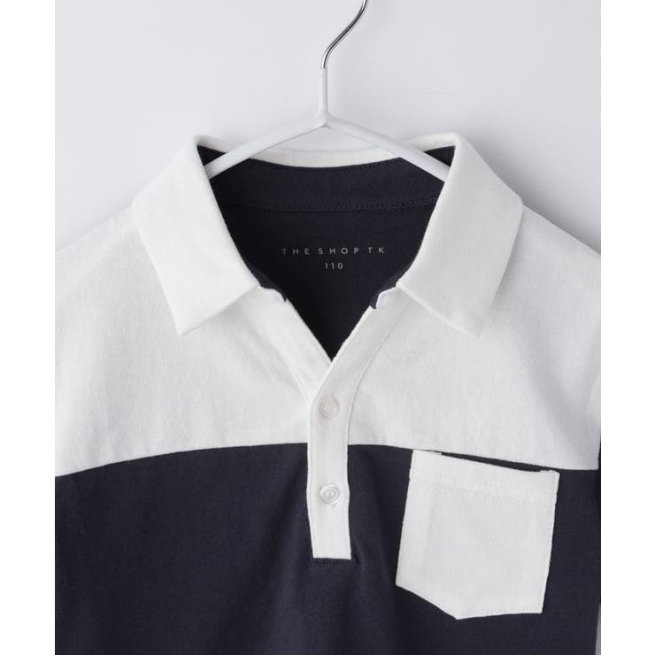 【110－150】切り替えポロシャツ/洗濯機OK | THE SHOP TK | 詳細画像7 