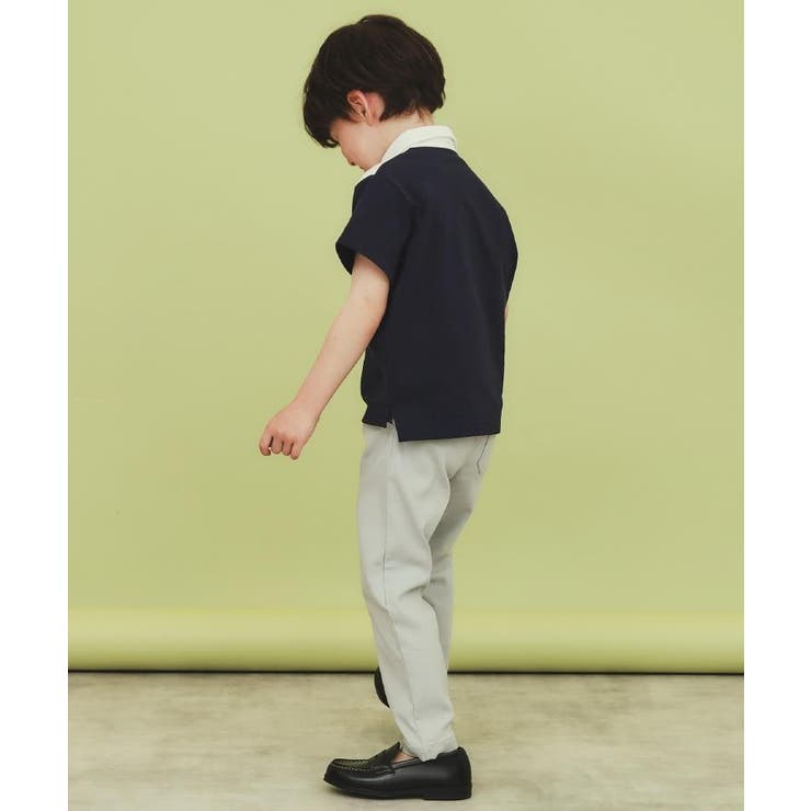 【110－150】切り替えポロシャツ/洗濯機OK | THE SHOP TK | 詳細画像4 