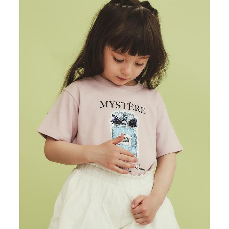 【110－150】色が変わる！スパンコール半袖Tシャツ/洗える | THE SHOP TK | 詳細画像4 