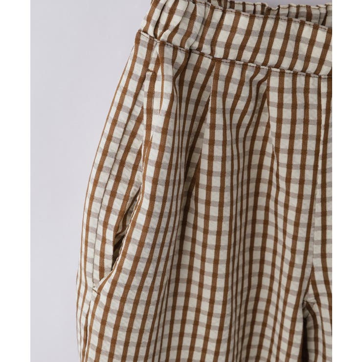 【110-150】ギンガムチェック柄パンツ/セットアップ可・洗濯機OK | THE SHOP TK | 詳細画像8 