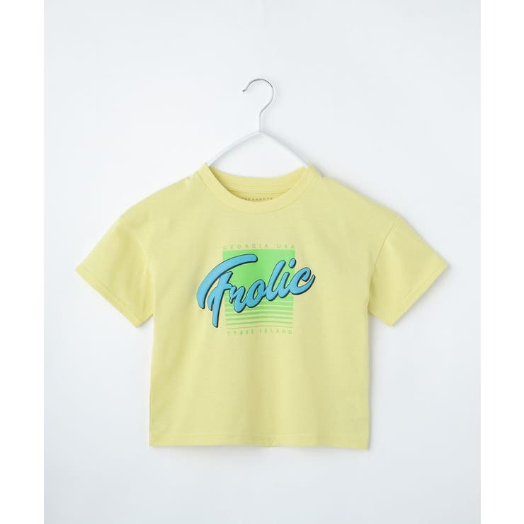 イエロー(031) | 【110－160】レトロロゴTシャツ/洗濯機OK | THE SHOP TK