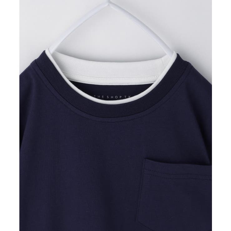 【110－160】レイヤード風半袖Tシャツ/洗濯機OK | THE SHOP TK | 詳細画像5 