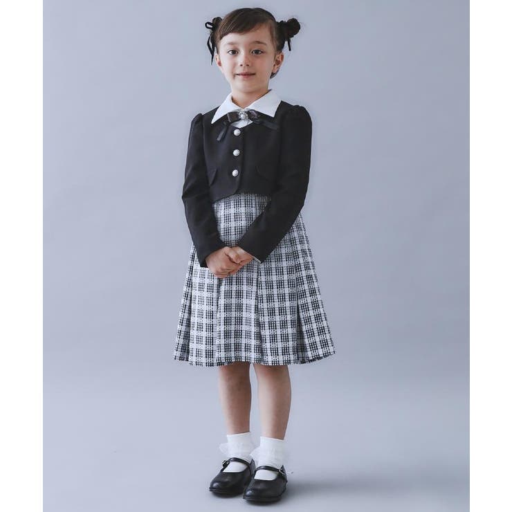 【120-130/3点セット】ジャケット＆チェックワンピース/入園・卒園・入学 | THE SHOP TK | 詳細画像1 