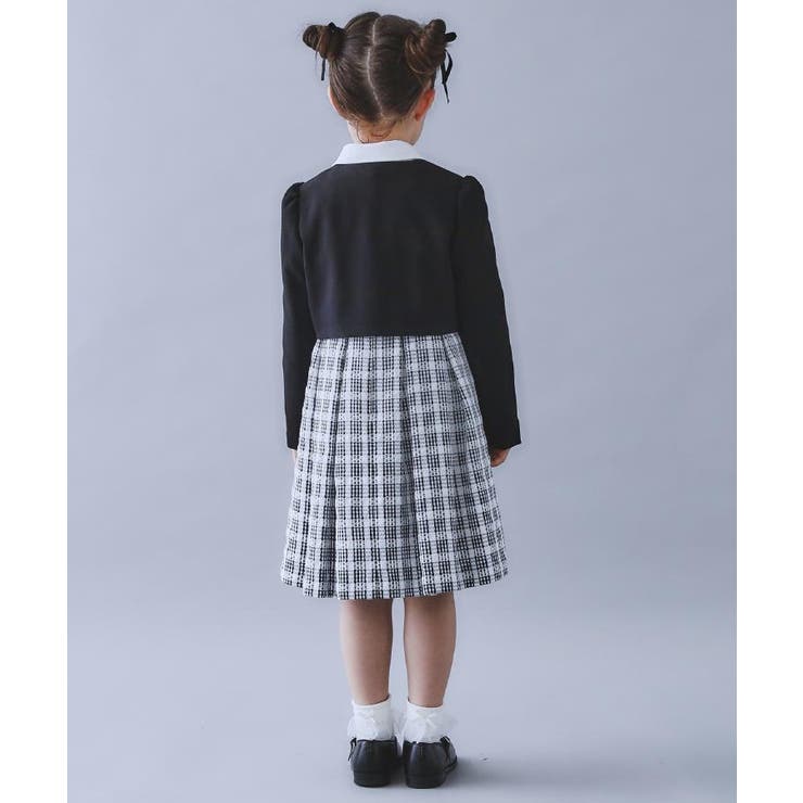 【120-130/3点セット】ジャケット＆チェックワンピース/入園・卒園・入学 | THE SHOP TK | 詳細画像4 