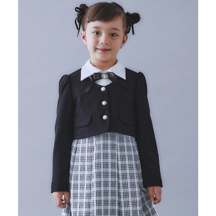 【120-130/3点セット】ジャケット＆チェックワンピース/入園・卒園・入学 | THE SHOP TK | 詳細画像6 