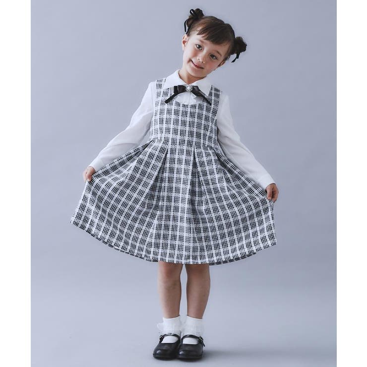 【120-130/3点セット】ジャケット＆チェックワンピース/入園・卒園・入学 | THE SHOP TK | 詳細画像7 