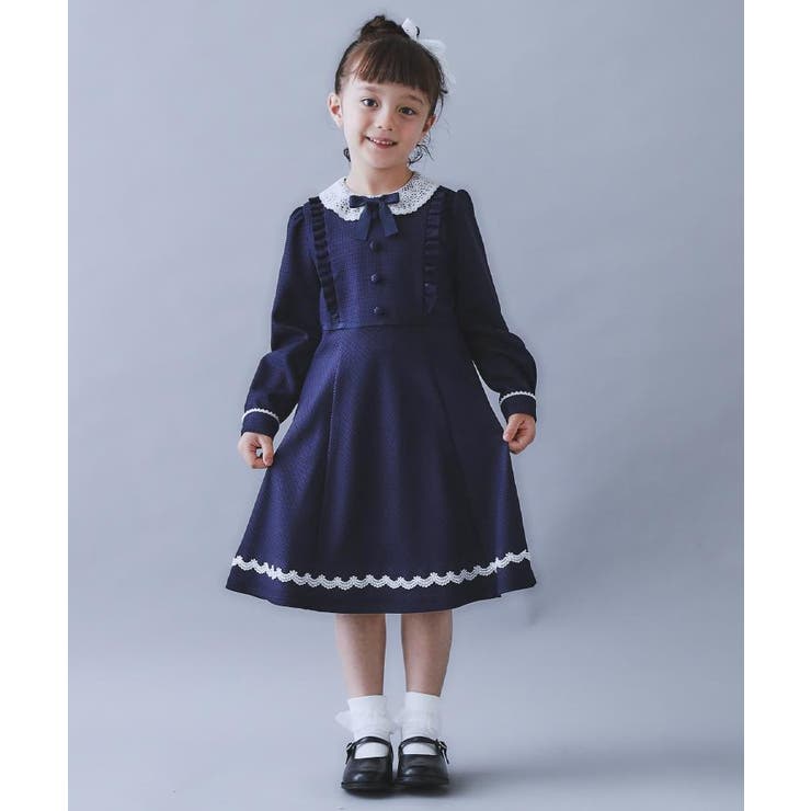 【120-130】ネイビーフォーマルワンピース/入園・卒園・入学 | THE SHOP TK | 詳細画像1 