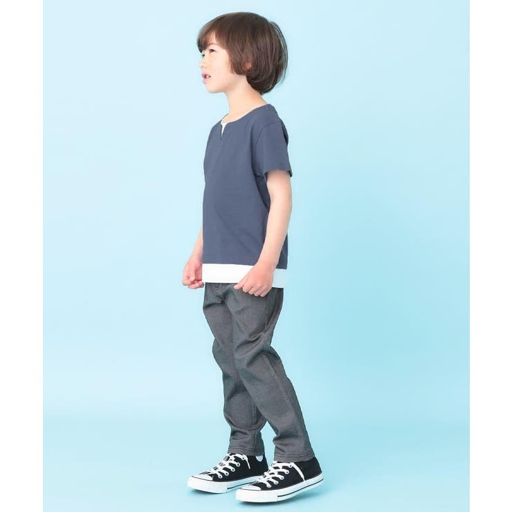 【110－160】キーネックTシャツ | THE SHOP TK | 詳細画像3 