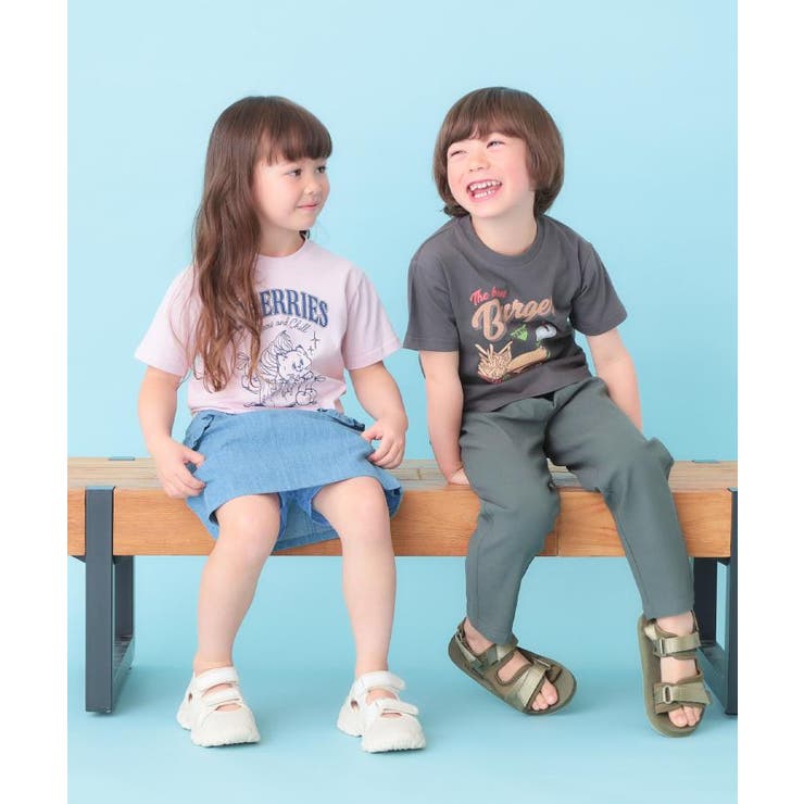 天竺アソート アメカジプリント 半袖Tシャツ ロゴ・キャット・ハンバーガー | THE SHOP TK | 詳細画像3 