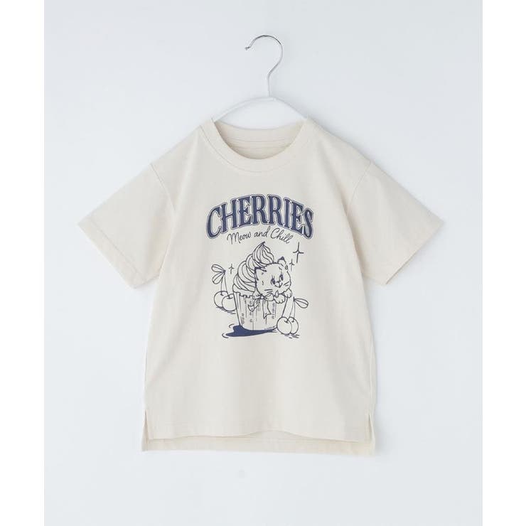 天竺アソート アメカジプリント 半袖Tシャツ ロゴ・キャット・ハンバーガー | THE SHOP TK | 詳細画像13 