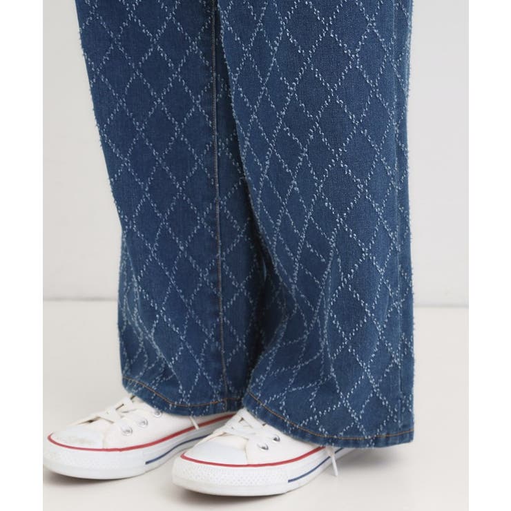 【S-LL】こなれ見え リボン付き アソートデニムワイドパンツ | Cutie Blonde | 詳細画像23 