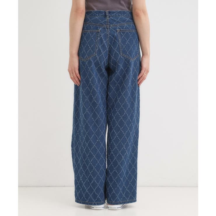 【S-LL】こなれ見え リボン付き アソートデニムワイドパンツ | Cutie Blonde | 詳細画像17 