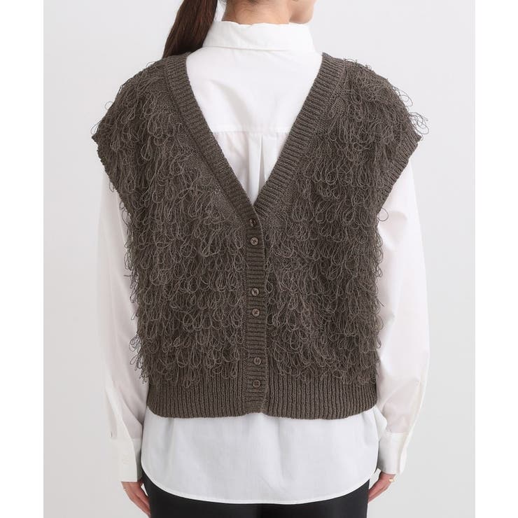 【前後2WAY】着るだけで着映える ループヤーンベスト | Cutie Blonde | 詳細画像29 