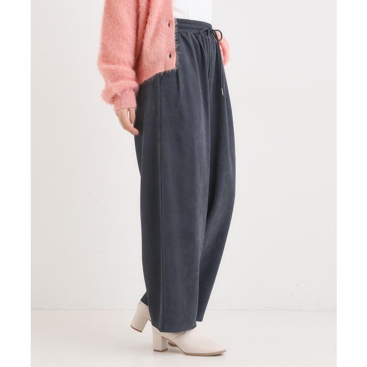 【S-LL】スエード調カーブパンツ | Cutie Blonde | 詳細画像6 