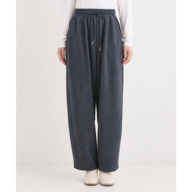 【S-LL】スエード調カーブパンツ | Cutie Blonde | 詳細画像9 