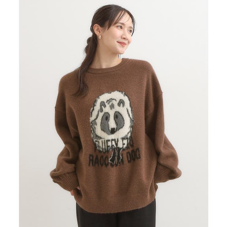 【旭山動物園応援商品】ゆるアニマル ふわふわジャカードニット | Cutie Blonde | 詳細画像21 