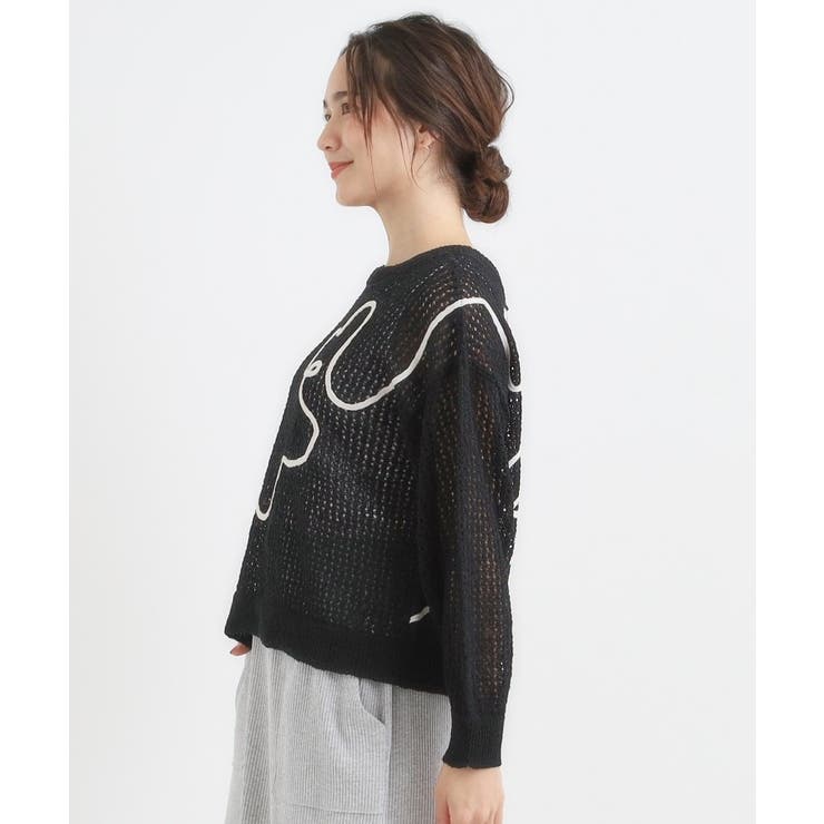 コード刺繍アソートメッシュカーディガン | Cutie Blonde | 詳細画像11 