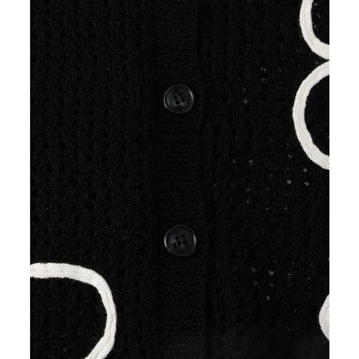 コード刺繍アソートメッシュカーディガン | Cutie Blonde | 詳細画像14 