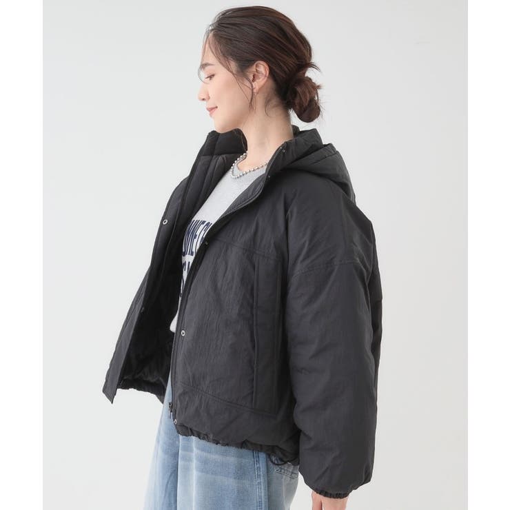 【撥水/あったか】たっぷり着られる 中綿モンスターショートコート | Cutie Blonde | 詳細画像5 