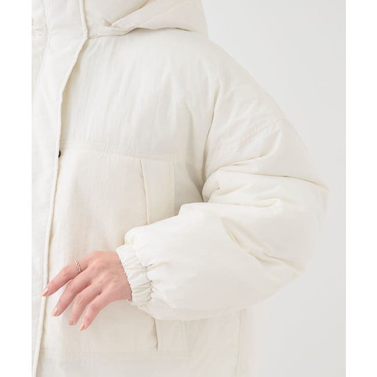 【撥水/あったか】たっぷり着られる 中綿モンスターショートコート | Cutie Blonde | 詳細画像25 