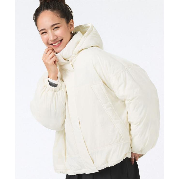 【撥水/あったか】たっぷり着られる 中綿モンスターショートコート | Cutie Blonde | 詳細画像30 