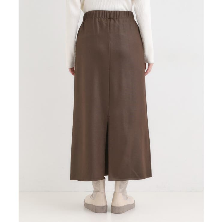 【洗濯機可】やわらかレザー調ナロースカート | Cutie Blonde | 詳細画像11 