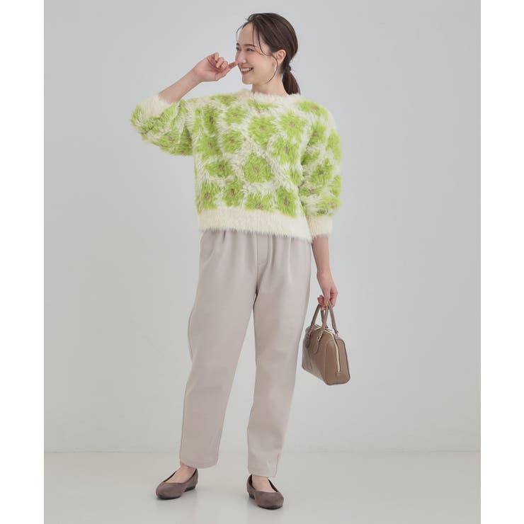 【選べる4柄】ふわふわ ロングフェザーニット | Cutie Blonde | 詳細画像19 