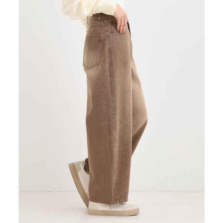 【S-LL】立体カーブデニムパンツ | Cutie Blonde | 詳細画像6 