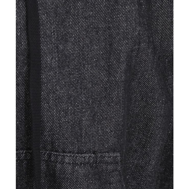 【ダブルZIP】大人カジュアルスタイルに デニム中綿フーディーブルゾン | Cutie Blonde | 詳細画像4 