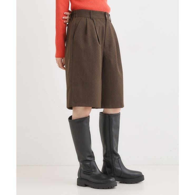 【セットアップ可】チェック柄タックハーフパンツ | Cutie Blonde | 詳細画像2 