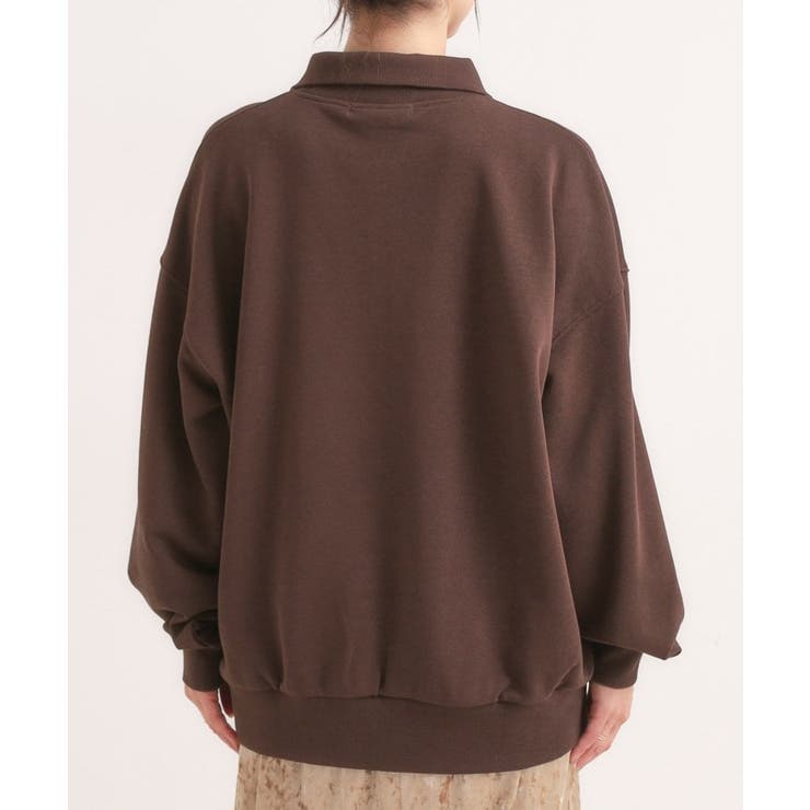 8色の選べる楽しさ ハーフジップ オーバーサイズスウェット | Cutie Blonde | 詳細画像35 