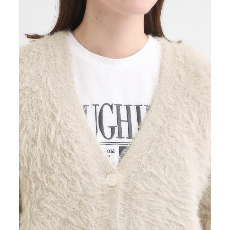 フェザーVネックカーディガン | Cutie Blonde | 詳細画像24 