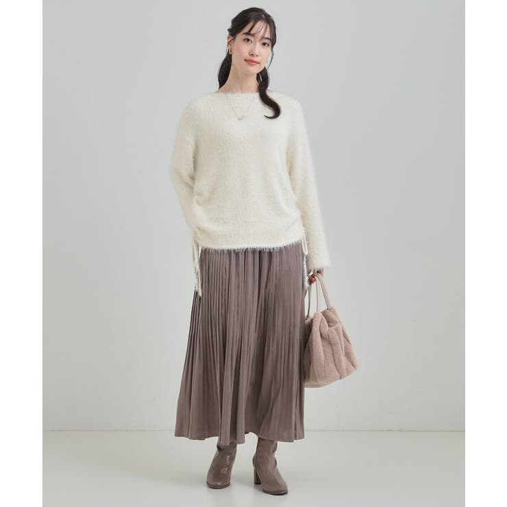 キラふわ ラメフェザー ドロストニット | Cutie Blonde | 詳細画像7 