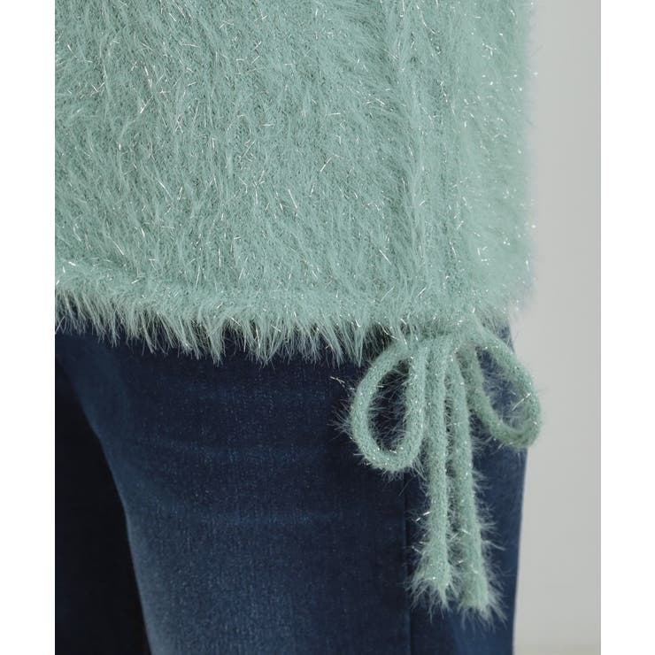 キラふわ ラメフェザー ドロストニット | Cutie Blonde | 詳細画像22 