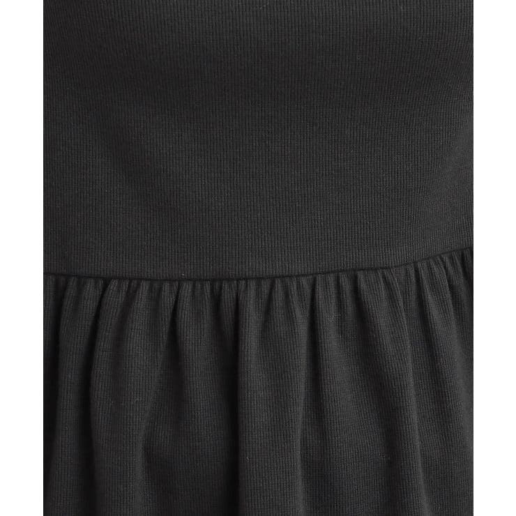 【洗濯機可/S-LL】品よく重ねる ペプラムリブトップス | Cutie Blonde | 詳細画像8 