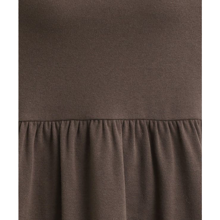 【洗濯機可/S-LL】品よく重ねる ペプラムリブトップス | Cutie Blonde | 詳細画像12 