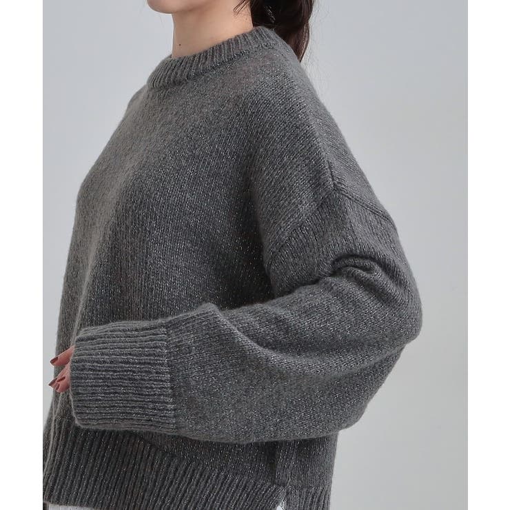 【S-LL】インせず着られる 裾レースラメニット | Cutie Blonde | 詳細画像17 