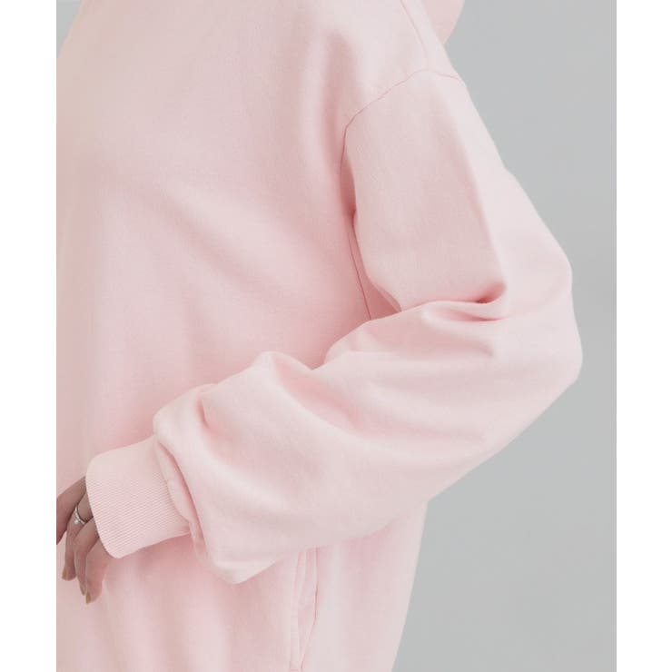 【洗濯機可】ポケット付きが嬉しい ケミカル加工フーディ― | Cutie Blonde | 詳細画像13 