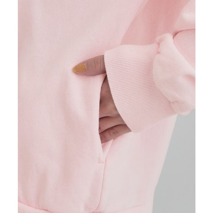 【洗濯機可】ポケット付きが嬉しい ケミカル加工フーディ― | Cutie Blonde | 詳細画像14 