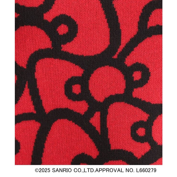 【HELLO KITTY コラボ】もちもちスウェットライクニット | Cutie Blonde | 詳細画像16 