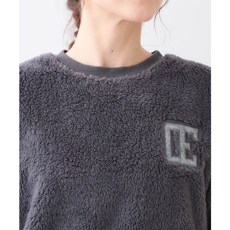 【洗える/S-LL】毛布に包まれているような着心地 やわらかボアトップス | Cutie Blonde | 詳細画像12 