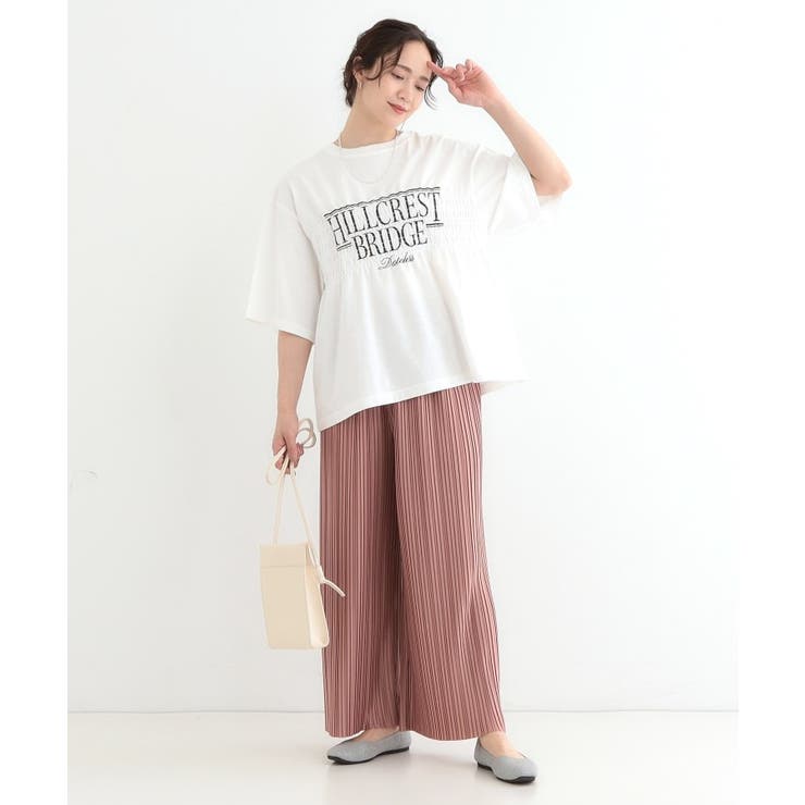 胸シャーリング ロゴTシャツ | Cutie Blonde | 詳細画像3 