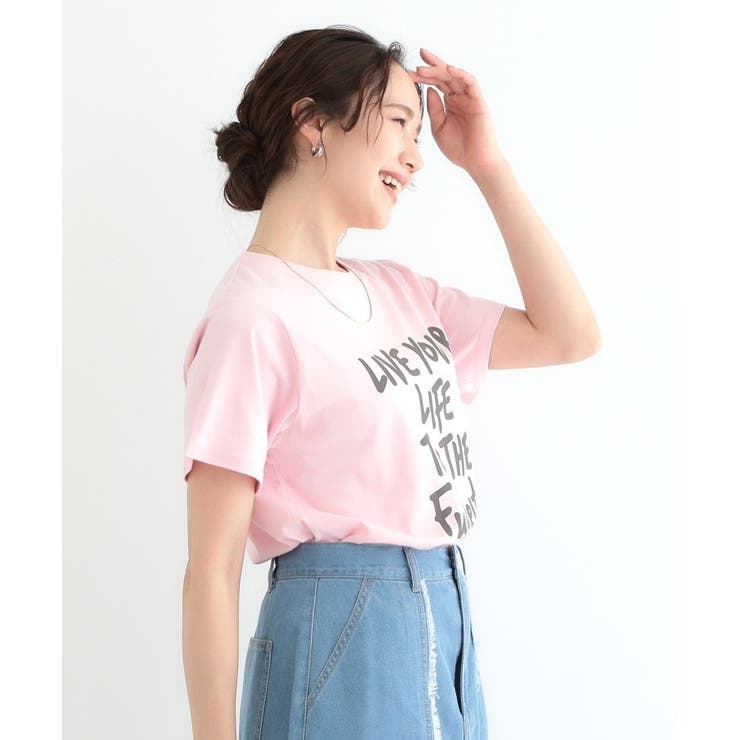 【洗える/S-LL】選べる4柄 プリントアソート ベーシックTシャツ | Cutie Blonde | 詳細画像14 
