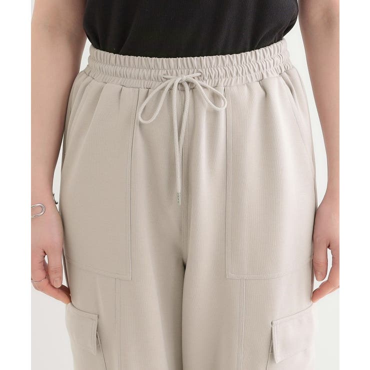 【洗える/S-LL】やわらかジョガーカーゴパンツ | Cutie Blonde | 詳細画像12 